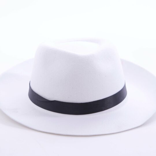 deluxe white fedora