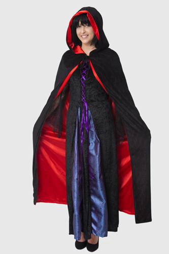 Adult Costume Cape Reversible Black W Red Satin 1 1 1.jpg