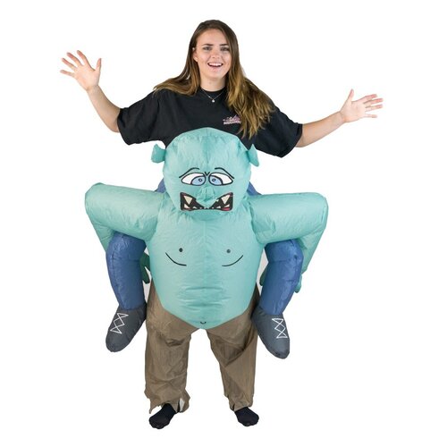 adults inflatable troll costume front