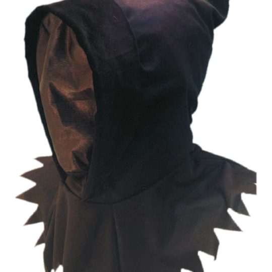 black ghoul hood mask