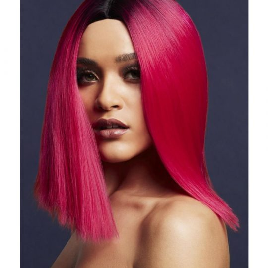 fever kylie wig, magenta pink