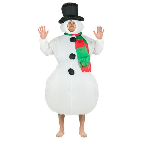 inflatable snowman costume