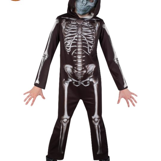 skeleton costume, child