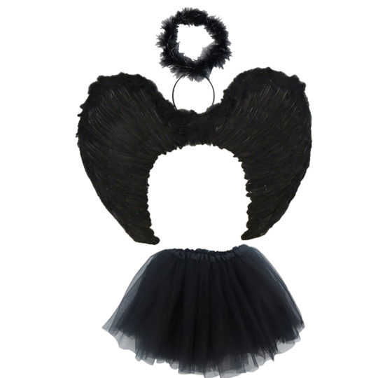 black angel costume kit
