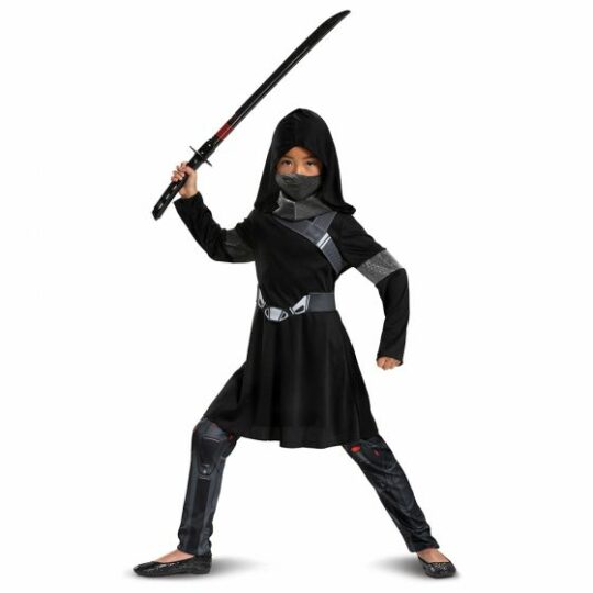 snake eyes girls classic costume