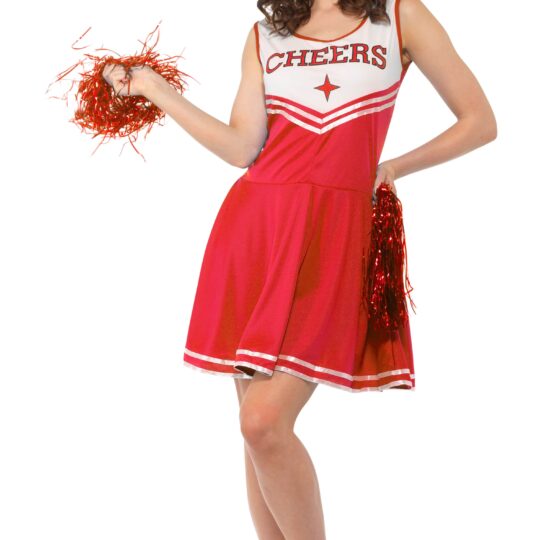 red cheer leader costume