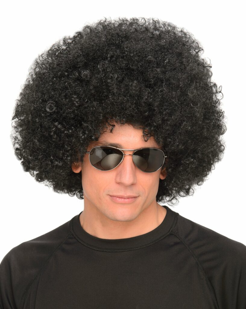 jumbo black afro wig