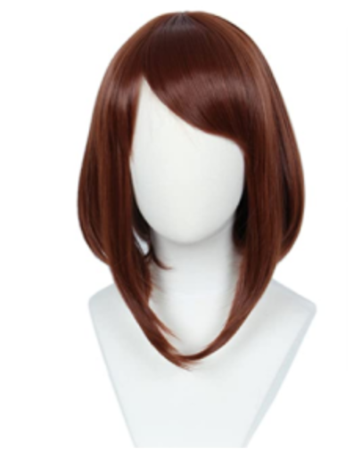 brown anime wig