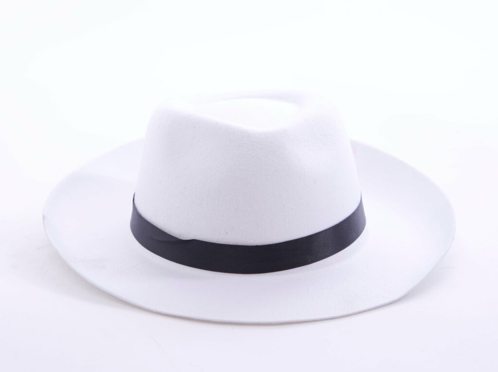 deluxe white fedora