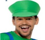 green plumber hat