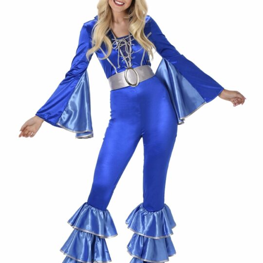 Blue Disco Jump Suit - Party Australia