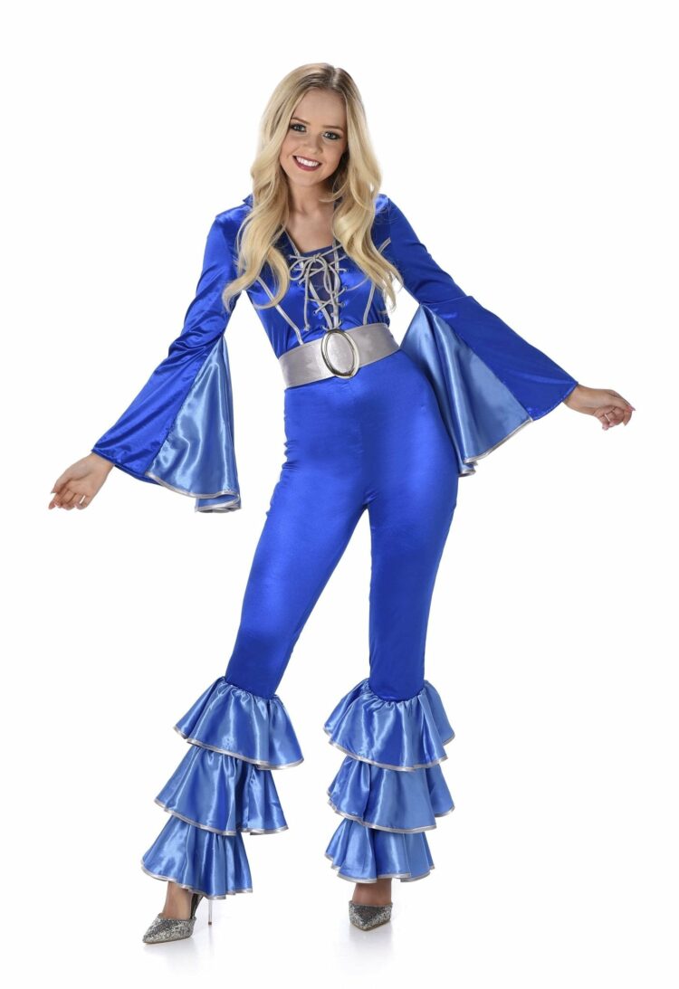 Blue Disco Jump Suit - Party Australia