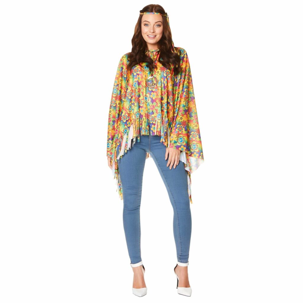 Flower Power Poncho - Party Australia