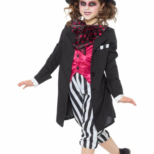 Girls Black Hatter Costume - Party Australia