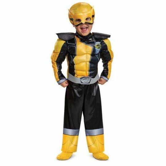 Gold Ranger Beast Morphers Toddler Muscle Costume - Party Australia