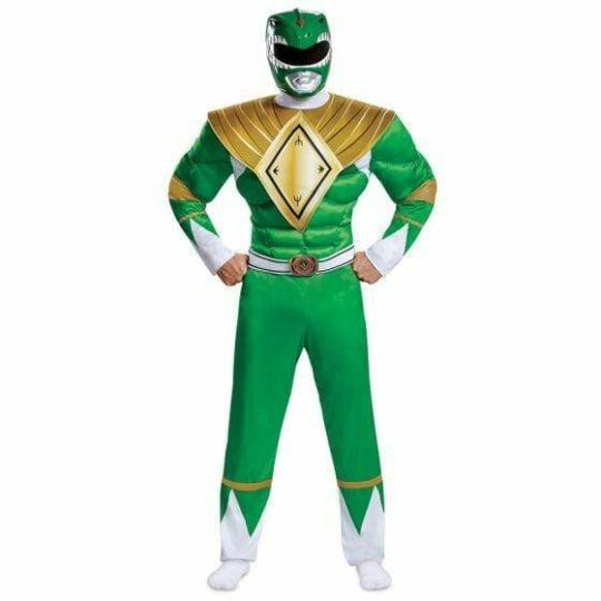 Green Ranger Classic Muscle Adult Costume - Party Australia