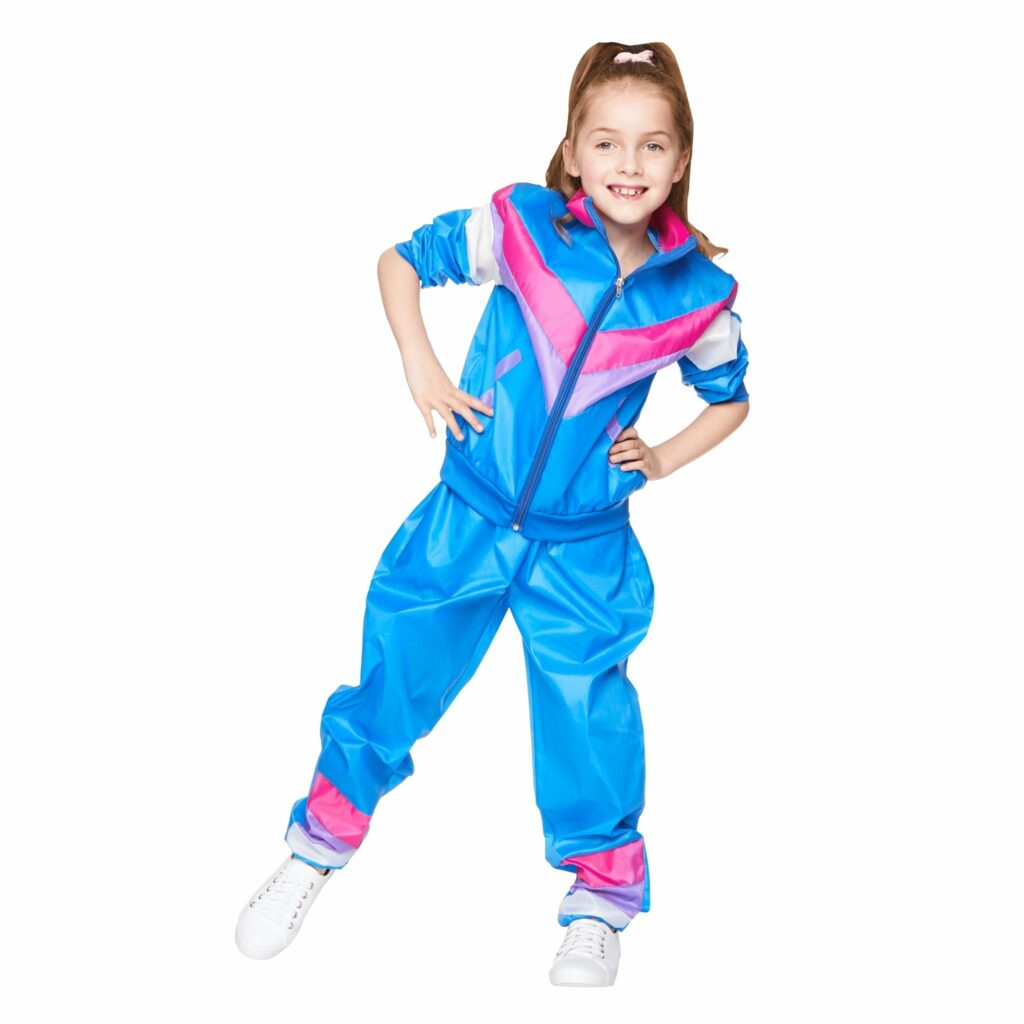 Kids Blue Shell Suit - Party Australia