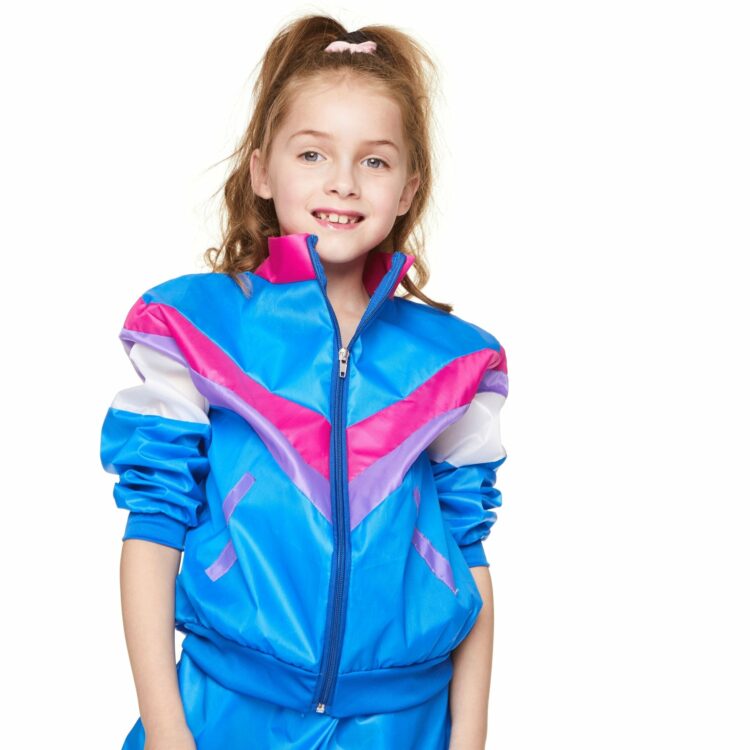 Kids Blue Shell Suit - Party Australia