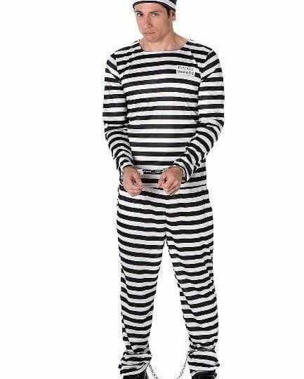 Male Prisoner Costume - Party Australia