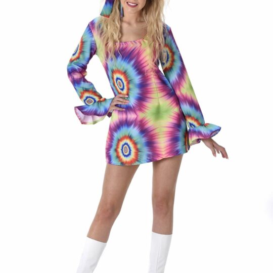 Neon Tye Dye Dress - Party Australia