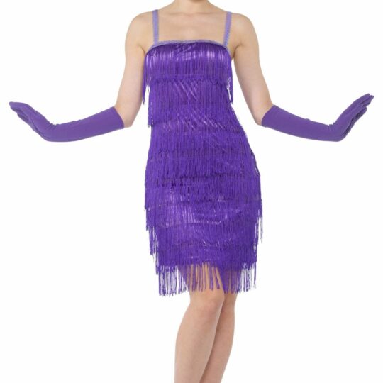 Purple Flapper Dress - Party Australia