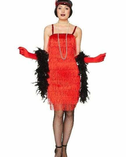 Red Flapper Dress Costume - Party Australia