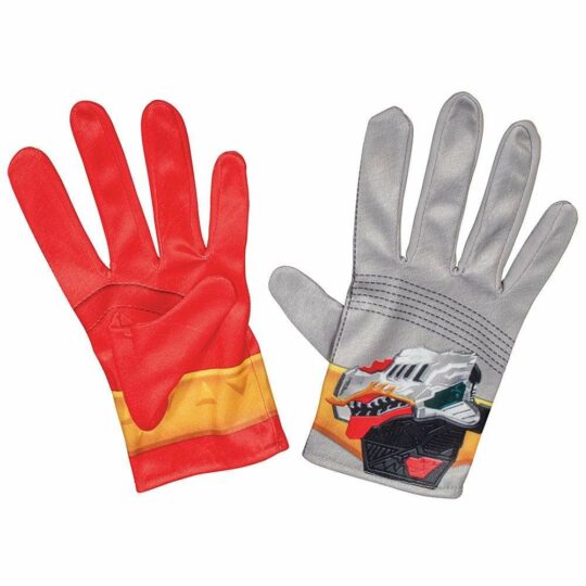 Red Ranger Dino Fury Gloves - Party Australia