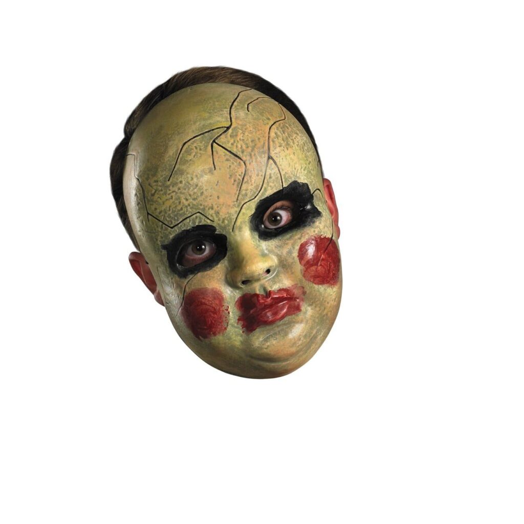 Smeary Doll Face Adult Mask - Party Australia