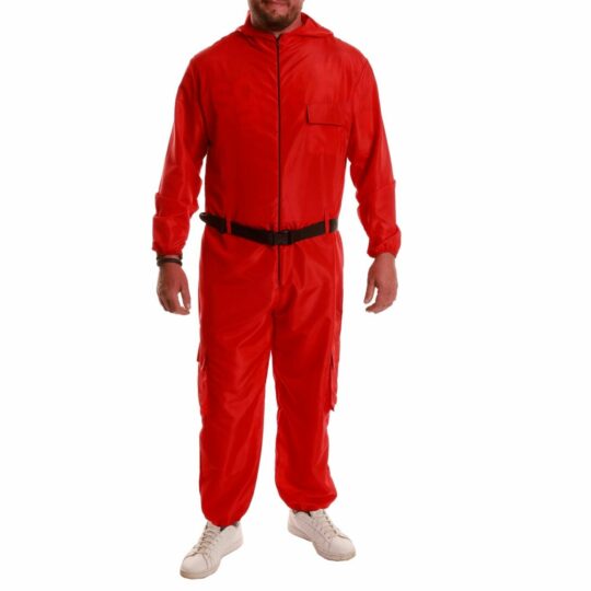 The Game Red Adult Jumpsuit - Party Australia