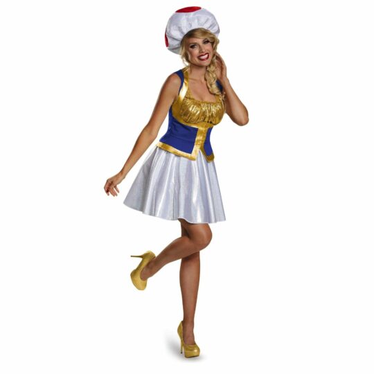 Toad Female Version Costume - Party Australia