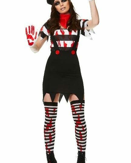 Zombie Mime Girl Costume - Party Australia