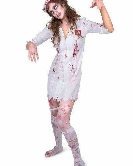 Zombie Night Nurse Costume - Party Australia