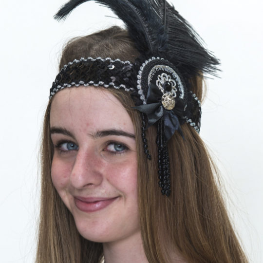 1920s Headband Black Silver With Feather Beads 1 1.jpg