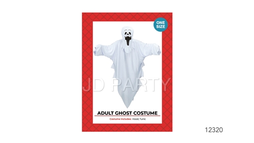 Adult Ghost Costume - Costume Wonderland