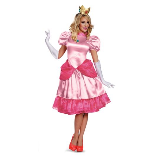 Princess Peach Deluxe Adult Costume (2986486595684)