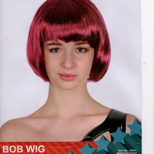 bob wig purple