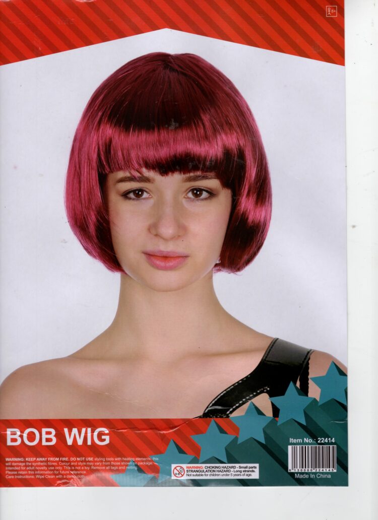 bob wig purple