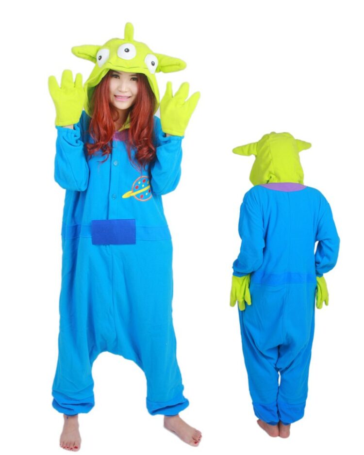 3 Eyed Monster Onesie - Costume Wonderland