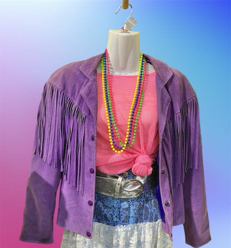 80's suede tassel jacket