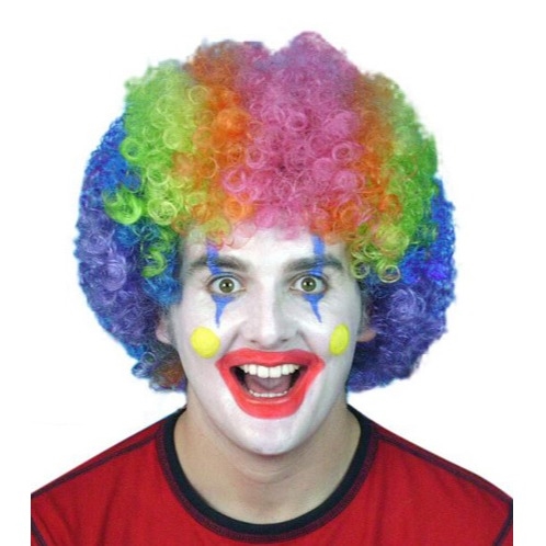 Clown Rainbow Wig