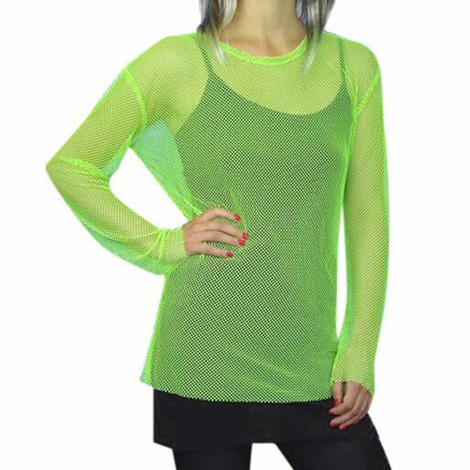 80s Long Sleeve Tops Costume Wonderland