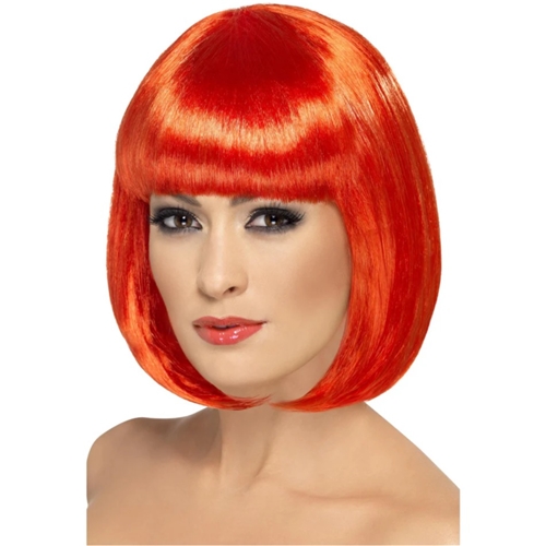 Red Bob Wig Partyrama