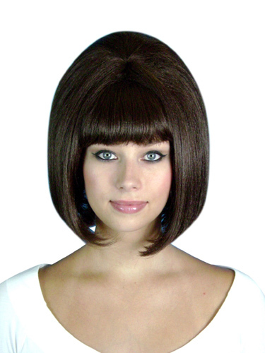 beehive wig 60's classic brown