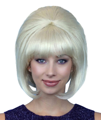 beehive wig blonde classic 60's