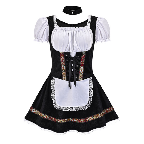 beer girl oktoberfest costume black