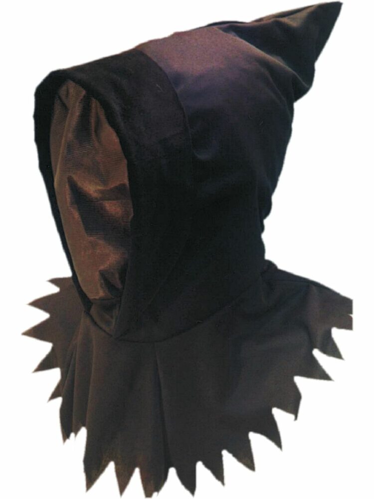 black ghoul hood mask