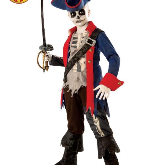 captain bones pirate costume, child