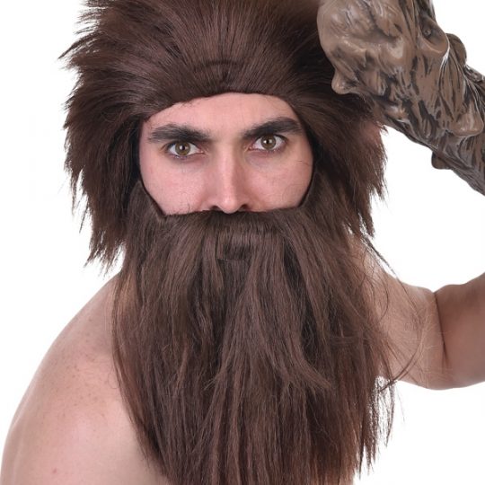 caveman beard & wig