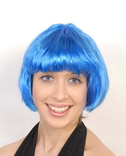 china doll blue wig