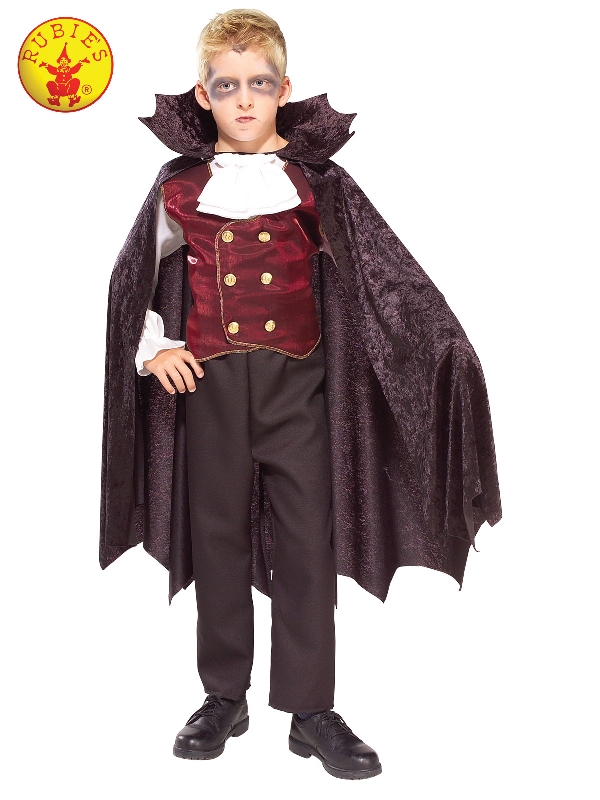 VAMPIRE DELUXE COSTUME, CHILD - Costume Wonderland